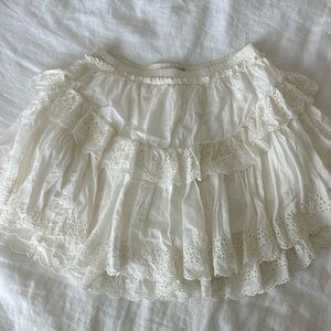 Aritzia Sunday Best Ruffle Mini Skirt